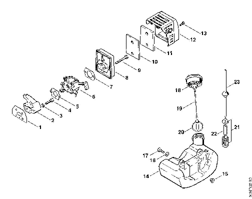 D-Air filter, Fuel tank