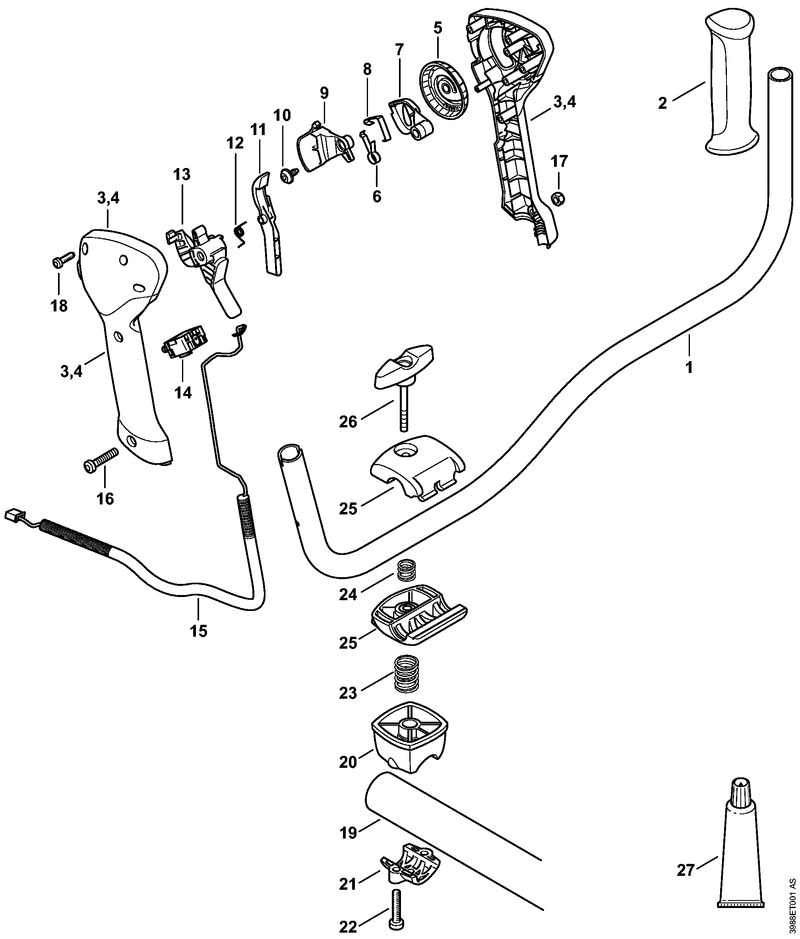 B BIKE HANDLE 