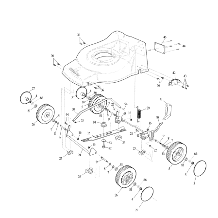 Lower Main Frame Assembly