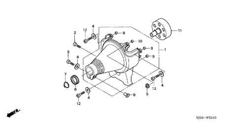 FAN COVER-CLUTCH DRUM