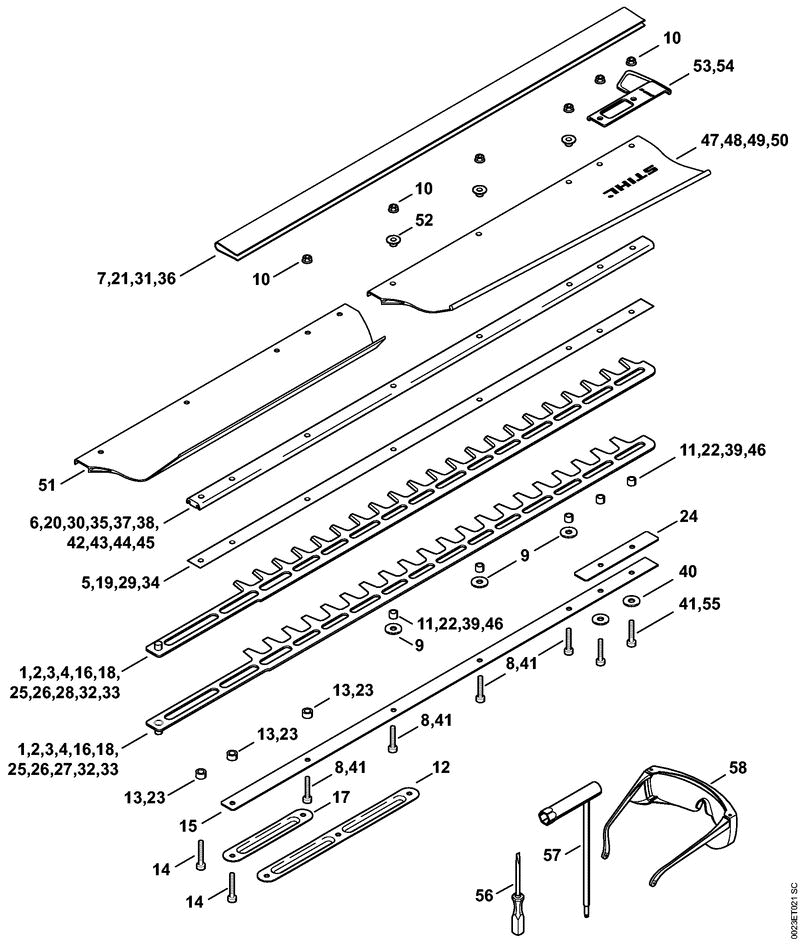O CUTTER BAR HS87