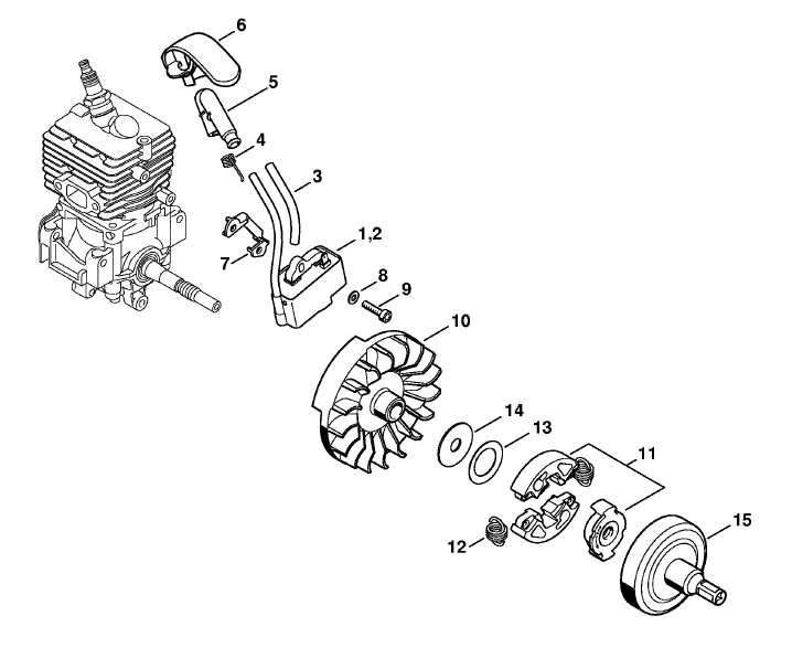 Ignition system, Clutch