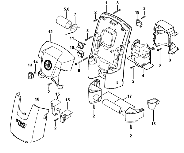 Machine cover RE 118