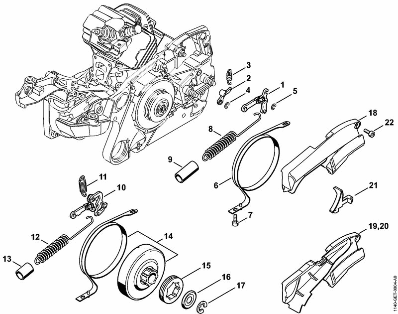 MS362CMQ-D CHAIN BRAKE