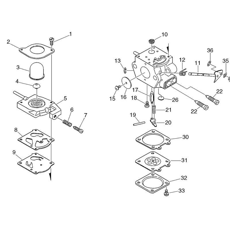 Echo PE-2400 (PE-2400) Parts Diagram, Page 9