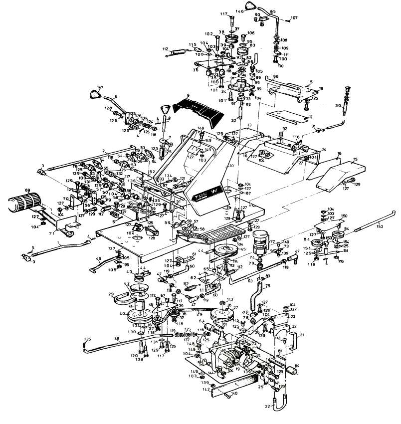 Hydrostatic drive models T1250H/T1800H