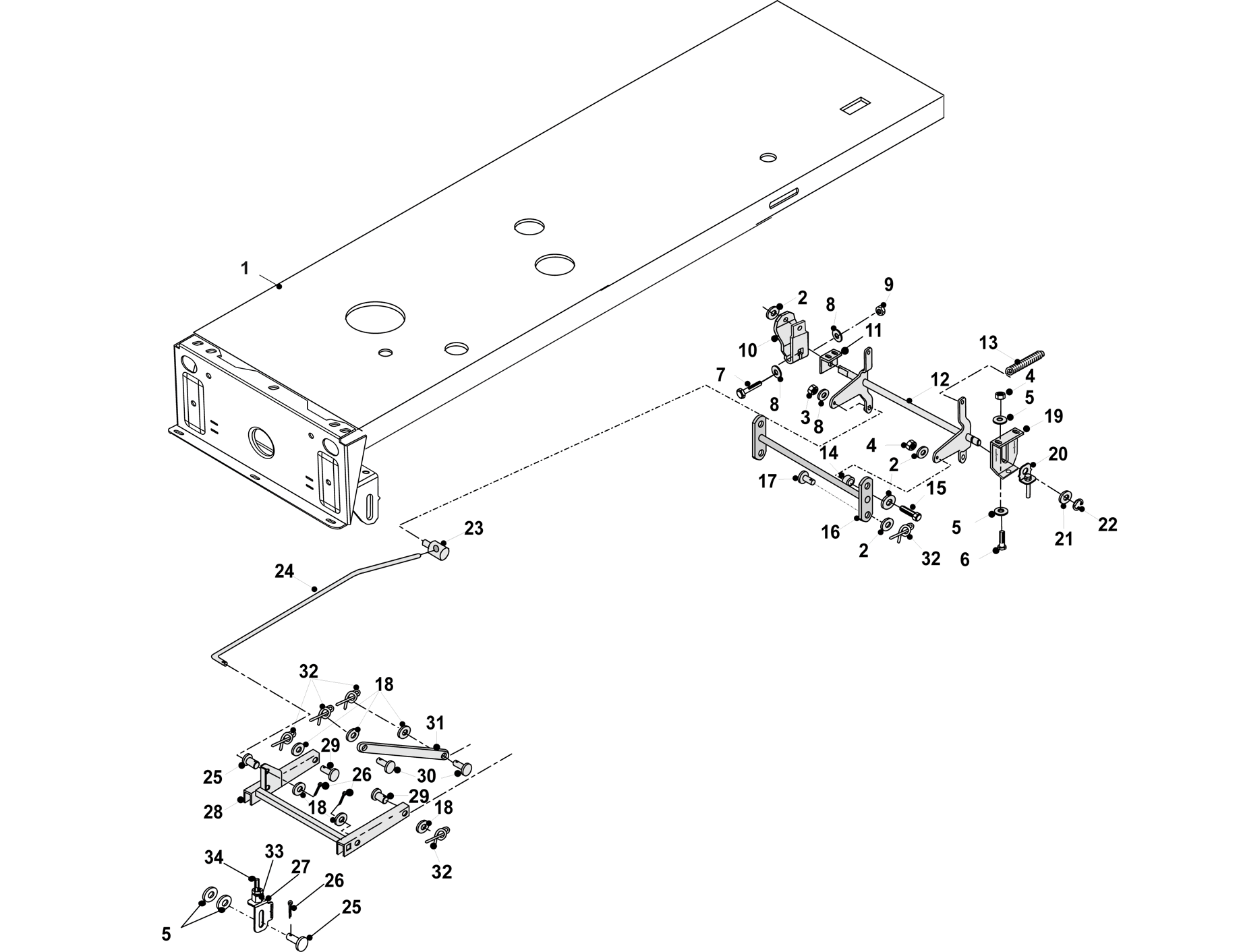 Deck Cradle Assembly 