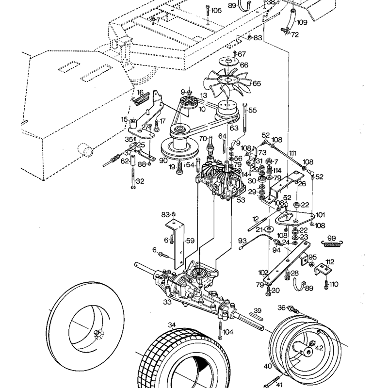 Stiga PARK 16HST 13 1418 14 1992 Parts Diagram Transmission 0 stiga-park-16hst-13-1418-14-1992-parts-diagram-transmission-0