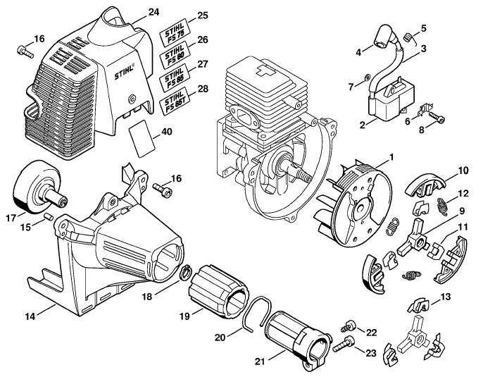 Ignition system, Clutch