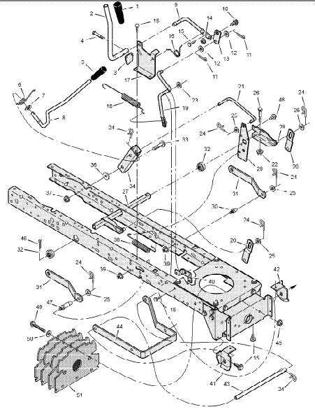 Mower Housing Suspension