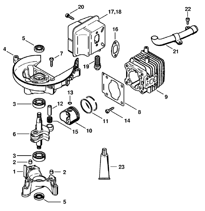 Crankcase - Cylinder