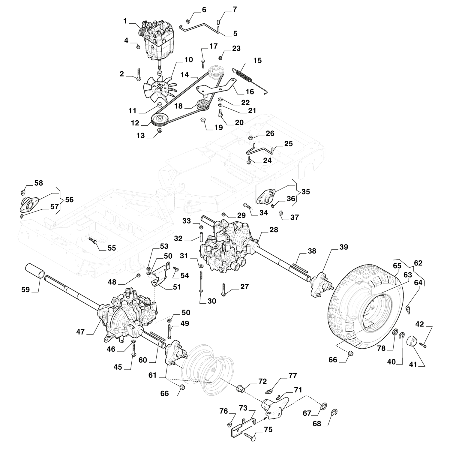 Part Look Stiga Park Pro 900 AWX (2F6430931/ST1 (2025)) Parts Diagram ...