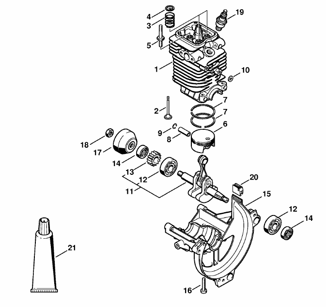 Cylinder, Engine pan