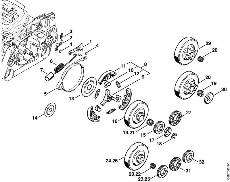 Chain Brake/Clutch
