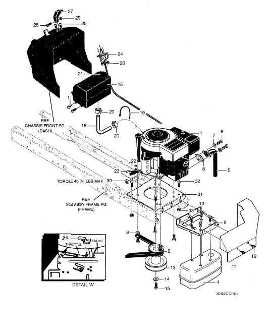 Engine and Control Assy