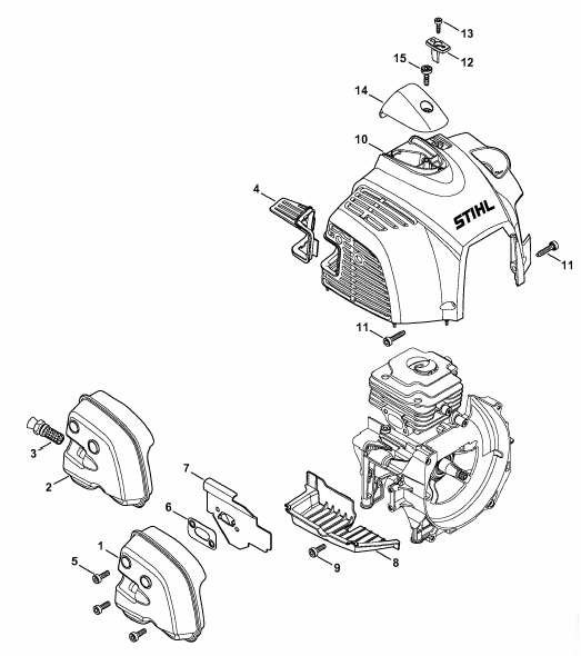 Muffler. Shroud
