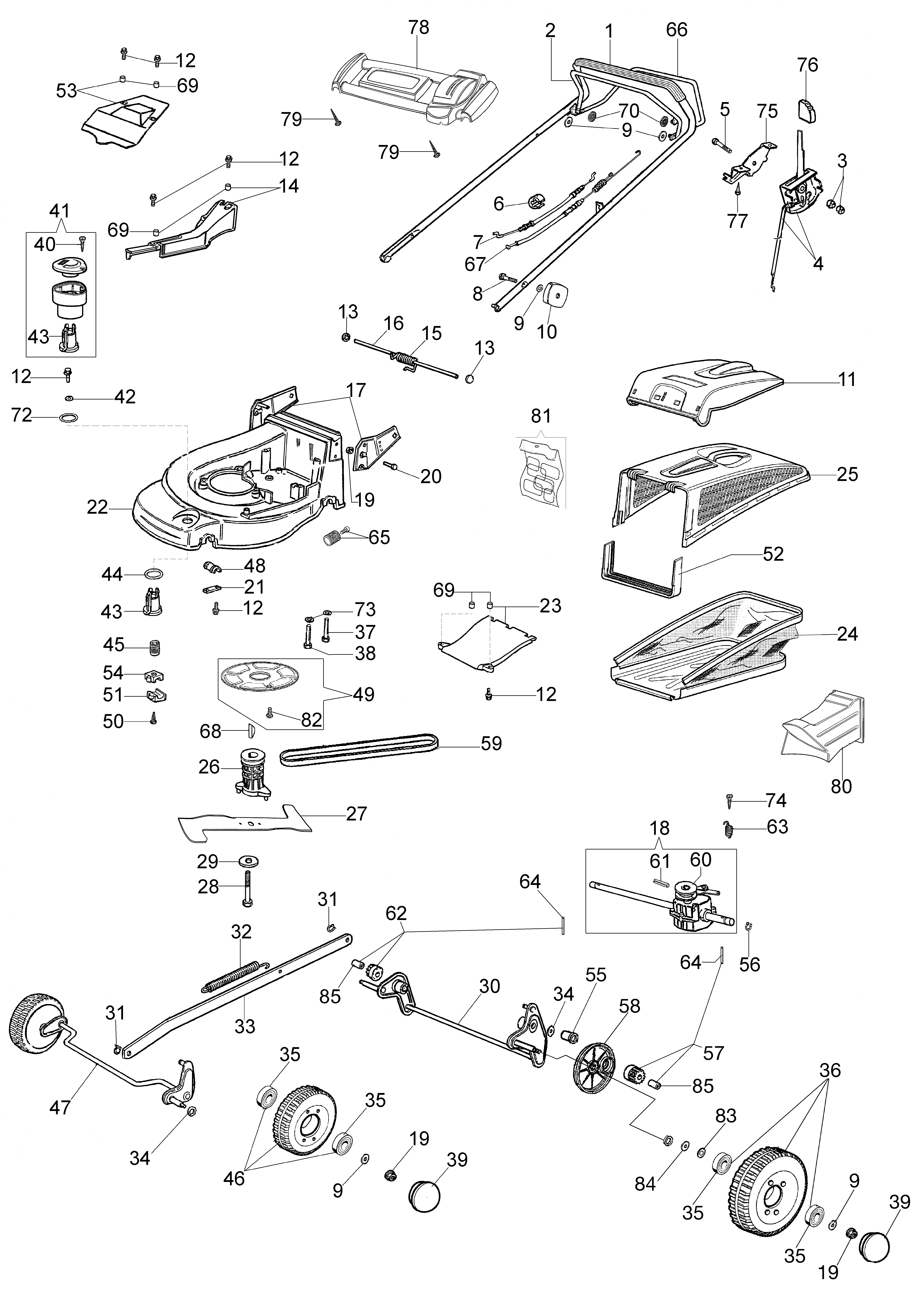Illustrated parts list (From June 2007)
