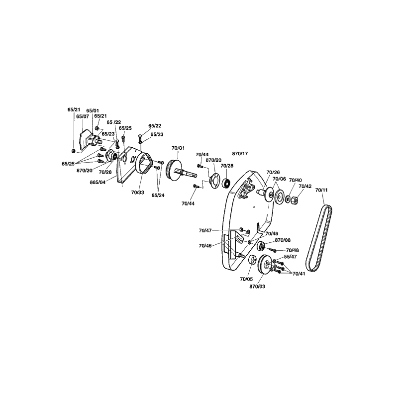Qualcast Classic Electric 30 (F016313442) Parts Diagram, Page 6