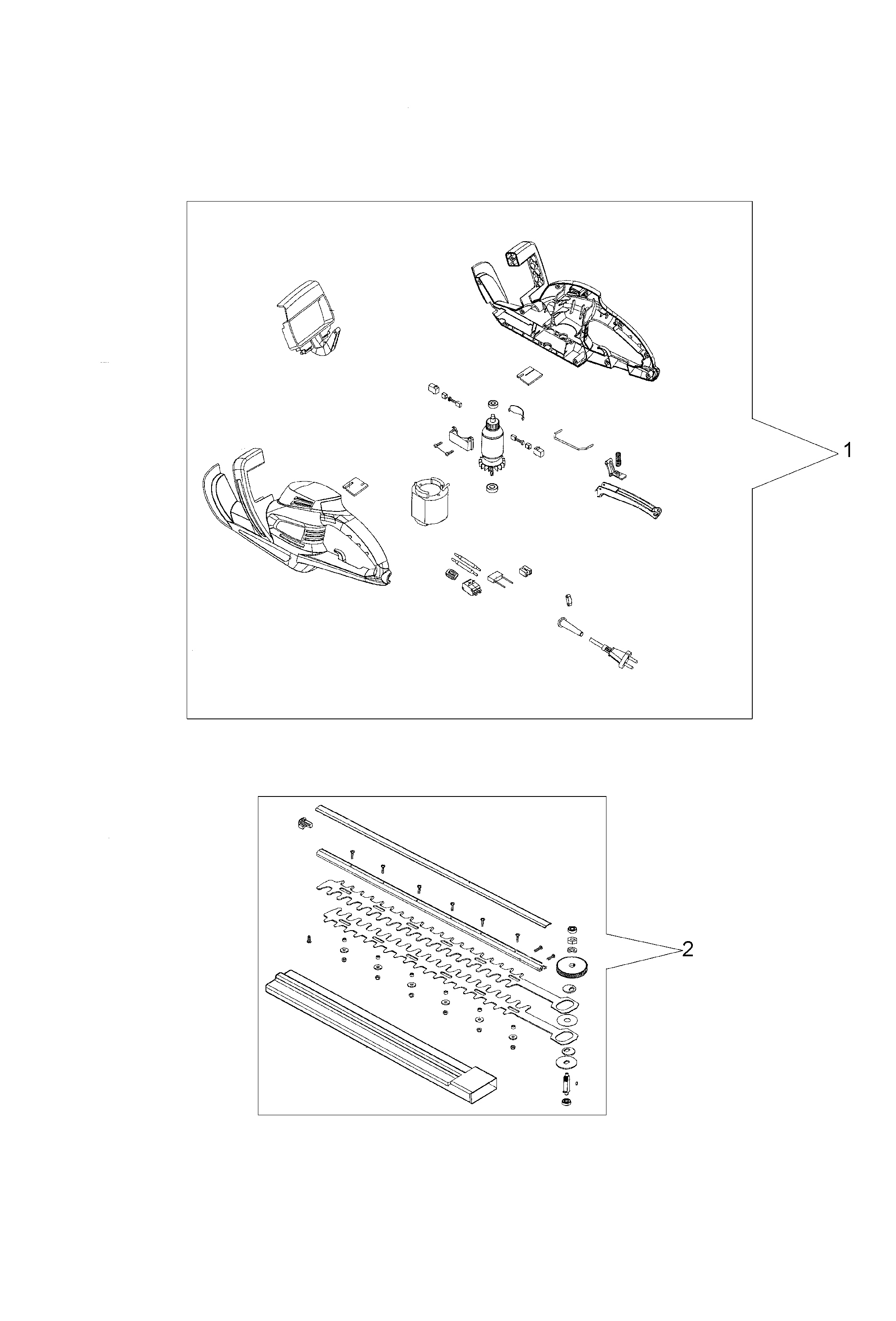 Illustrated parts list