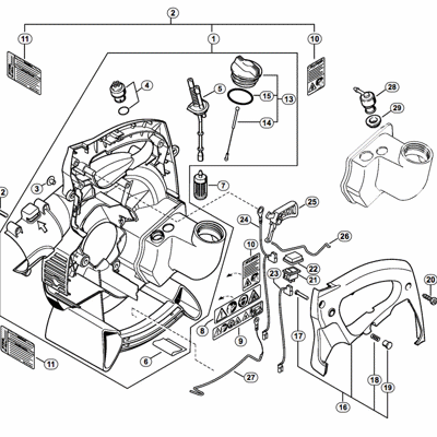 Stihl (BG55) Parts Diagrams