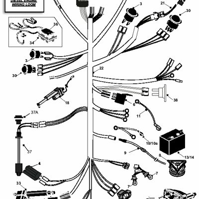 Diesel Engine Wiring Loom