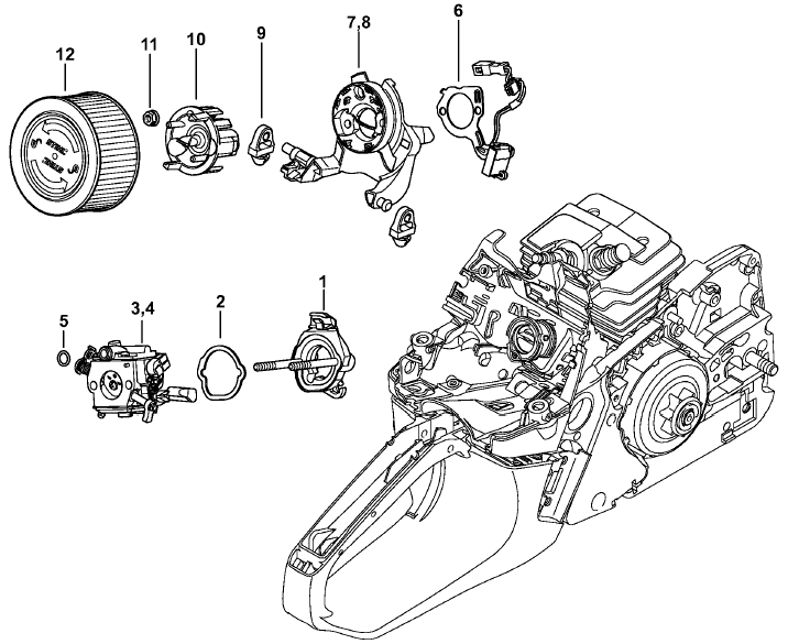 Carburetor bracket