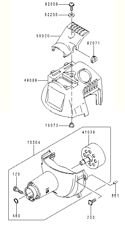 HOUSING & CLUTCH HOUSING