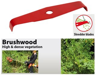 Oregon 2 Tooth Shredder Blade, Tapered, 300mm, 12" - 3mm