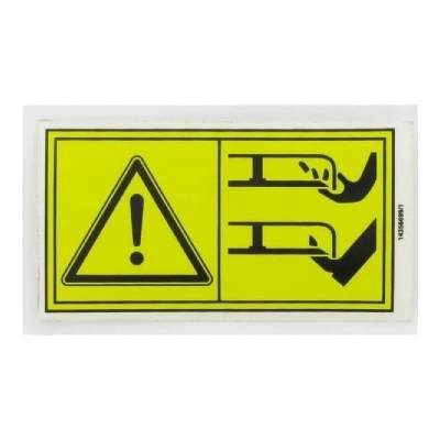 Alpina  Cutting Deck Danger Decal