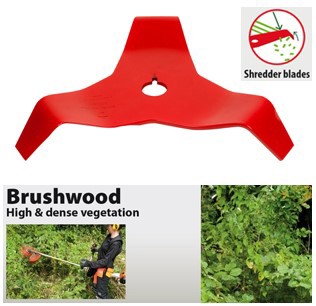 Oregon 3 Tooth Shredder Blade - 300mm, 12" -  3mm
