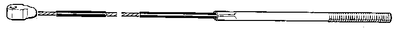 Mountfield Steering Cable L/H