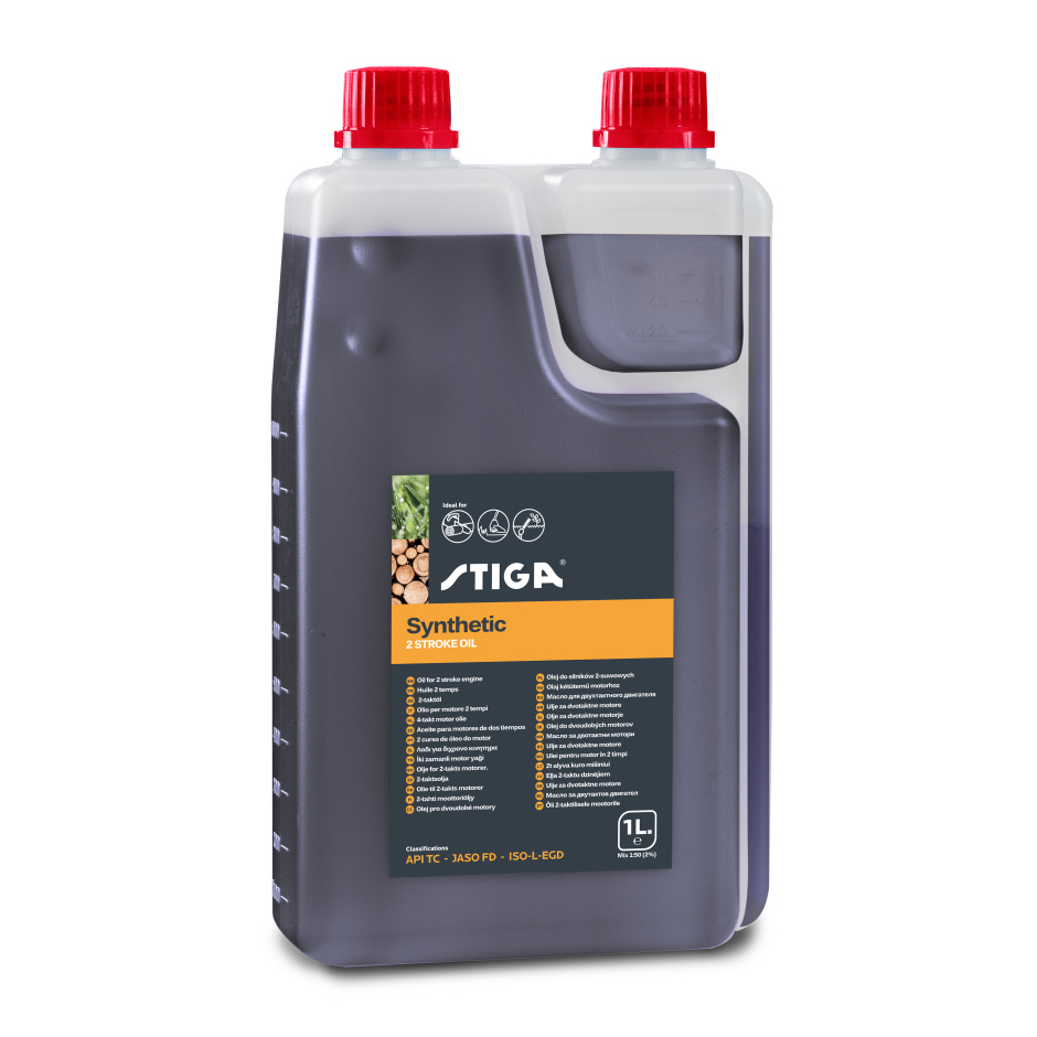 Stiga 2 Stroke Synthetic Oil 1L Dozer