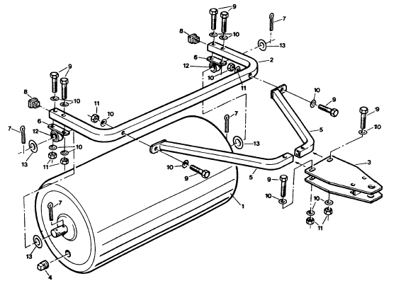 WW 36" Garden Roller